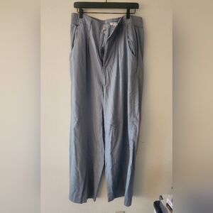 Madewell Larsen Drapeweave Wode Leg Pants 16T